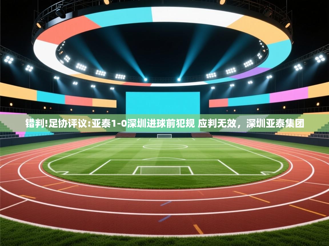 爱游戏-错判!足协评议:亚泰1-0深圳进球前犯规 应判无效,深圳亚泰集团 第1张